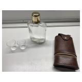 Swank flask/shot glass holder