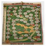 Antique motor oil & gasoline folding game board