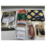 Table clothes, plastic silverware & more
