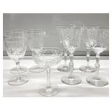 Antique stemware
