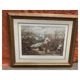 27"x 3" Battle of Pea Ridge, Ark. Framed Print