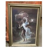 Framed Artwork labeled P+A+COT+1880