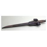 Antique sword with sheath-21" long