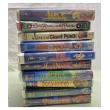 Kids VHS tapes incl Disney