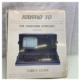 Vintage Kaypro 10 hard disk computer users manual