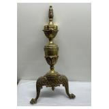 Antique fire place iron 21" brass
