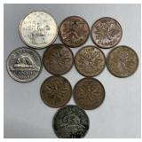 1946, 50s, 60s, & 70s Canadian Coins