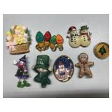 Vintage brooches-Monet, more