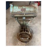 NEAT antique scale-30 inches tall x 19 inches wide