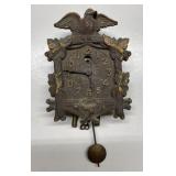 Keebler Clock TINY 4" tall antique cuckoo clock