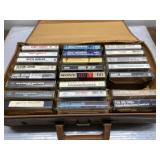 Cassette case with cassettes