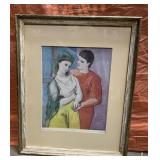 Framed Picasso Painting Print - 18" x 27"