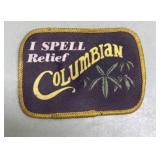 Vintage I Spell Relief Columbian patch