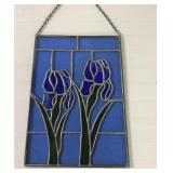 Stained glass Iris08.25 x 11.25"