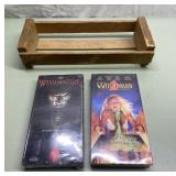 SEALED horror VHS tapes-Witchbaord & Wishmaster