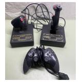 Vintage Thrustmaster Filght Control System joy- Vintage Thrustmaster Filght Control System joy-