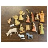 TINY antique nativity pieces Germany (ISS) TINY antique nativity pieces Germany (ISS)