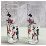Mid century modern Showboat tall tumblers Mid century modern Showboat tall tumblers