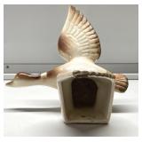 Antique duck wall pocket planter Antique duck wall pocket planter