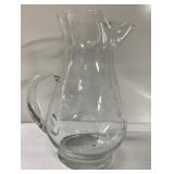Tall Clear Glass Pitcher Tall Clear Glass Pitcher