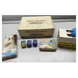 Vintage cigar box filled w/ vintage camera flashes Vintage cigar box filled w/ vintage camera flashes