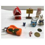 Vintage Miniature Ornaments, Coins, and more Vintage Miniature Ornaments, Coins, and more