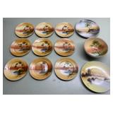Antique Meito hand-painted Japan pieces Antique Meito hand-painted Japan pieces