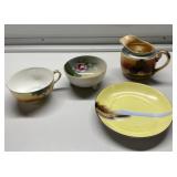 Antique hand-painted Noritake and more pieces Antique hand-painted Noritake and more pieces