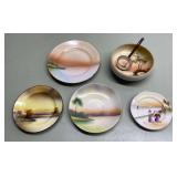 Antique hand-painted Nippon pieces Antique hand-painted Nippon pieces