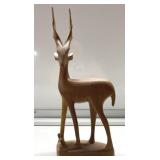 Vintage wood gazelle Vintage wood gazelle