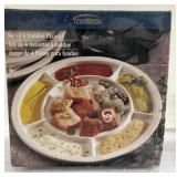 New Trudeau Fondue Plates Set- Sealed New Trudeau Fondue Plates Set- Sealed