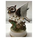 Vintage Owl Music Box- tested & works Vintage Owl Music Box- tested & works