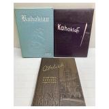 Yearbooks-1939, 1958 Kahokian & 1941 Obelisk Yearbooks-1939, 1958 Kahokian & 1941 Obelisk
