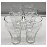CocaCola Glasses- Set of Six CocaCola Glasses- Set of Six
