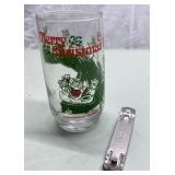 1979 Merry Christmas glass & can opener 1979 Merry Christmas glass & can opener