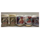Vintage Nascar & Budweiser Racing steins Vintage Nascar & Budweiser Racing steins