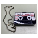 NEW plastic cassette tape purse NEW plastic cassette tape purse