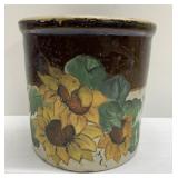 Vintage Sunflower Crock Vintage Sunflower Crock