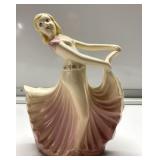 Mid century modern dancing lady planter USA Mid century modern dancing lady planter USA