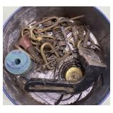 Lot of antique clock parts Lot of antique clock parts