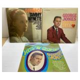 Vintage vinyl records-George Jones, Tammy Wynette Vintage vinyl records-George Jones, Tammy Wynette