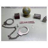 Globe Coin Bank, Lock and Key, Handcuffs, & more Globe Coin Bank, Lock and Key, Handcuffs, & more