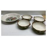 1989 Country Kids Recipe Plate & Stangl Bowl 1989 Country Kids Recipe Plate & Stangl Bowl