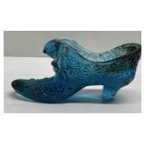 Vintage Fenton Colonial Blue Button & Daisy Glass Vintage Fenton Colonial Blue Button & Daisy Glass