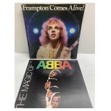 Vintage vinyl record-ABBA & Peter Frampton Vintage vinyl record-ABBA & Peter Frampton