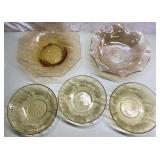 Vintage Carnival Glass Bowls Vintage Carnival Glass Bowls