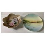 Hand-Painted China Plates Hand-Painted China Plates