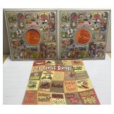 Vintage vinyl records-kids Vintage vinyl records-kids