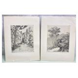 Vintage signed prints 10' x 12.5' Vintage signed prints 10' x 12.5'