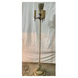 Antique lamp Cast iron with marble base 58' tall Antique lamp Cast iron with marble base 58' tall